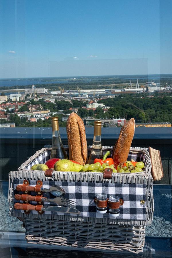 Hanza Tower Luxury Szczecin Exteriör bild